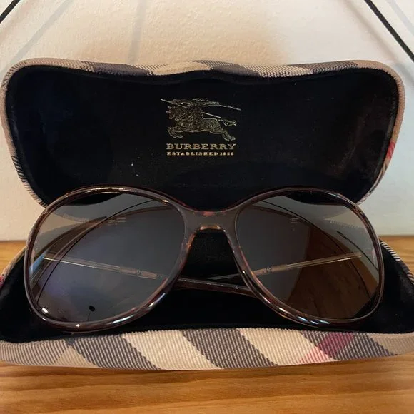 Burberry | Accessories | Burberry Tan Acetate Womens 